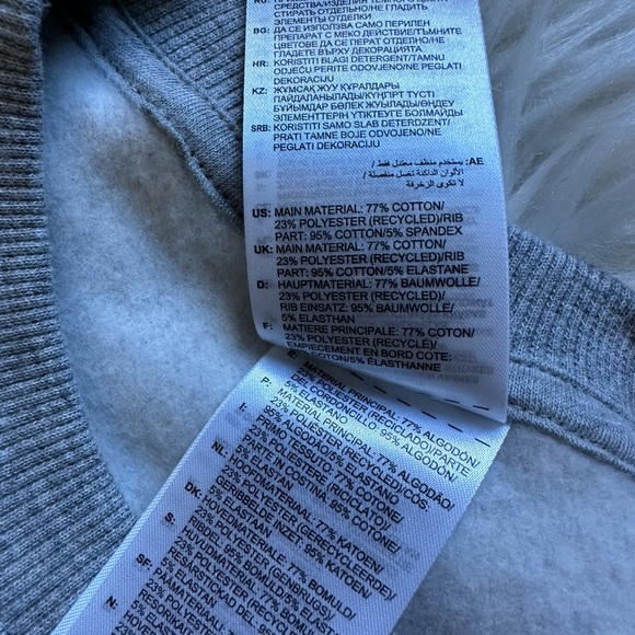 Reebok gray relaxed fit crewneck sweatshirt - Picture 10 of 13